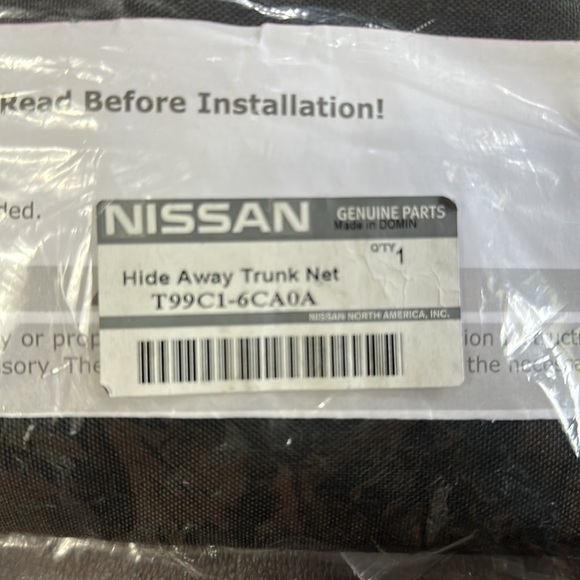 Nissan Hideaway Trunk Net Installation Kit - Picture 2 of 3
